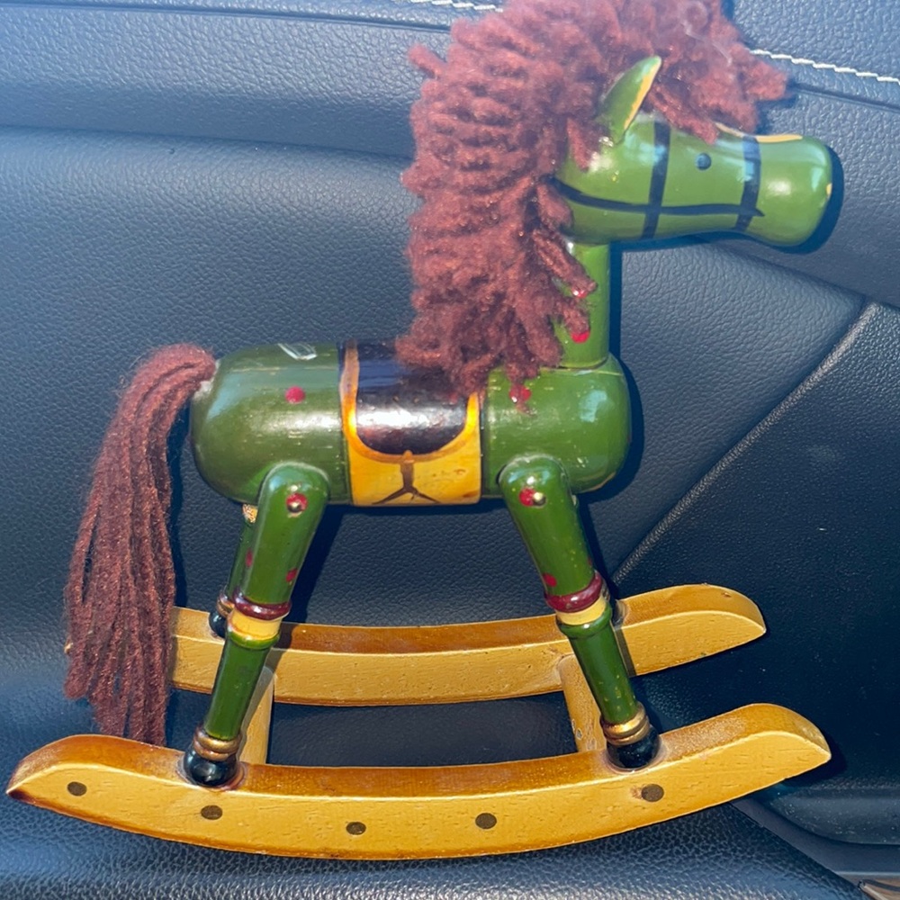 Vintage Mini Rocking Horse